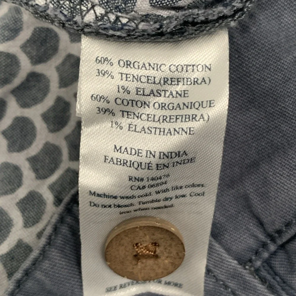 Faherty‎ Pants Mens 40x32 Blue Island Life Chino Slim Straight Organic Cotton